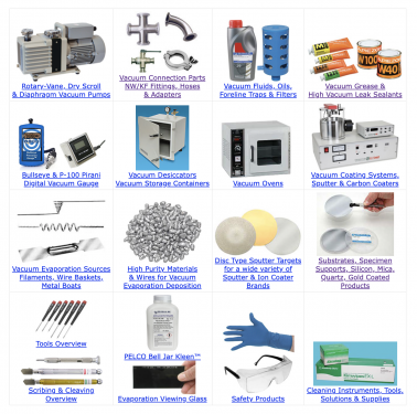 Vacuum Equipment, Products & Supplies