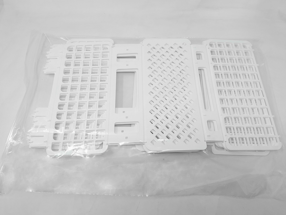 Not-assembled test tube racks