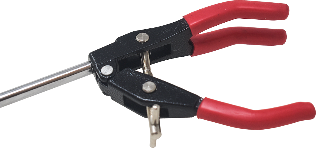 Three-Prong Laboratory Clamp – Zinc Die-Cast, Double Adjustable