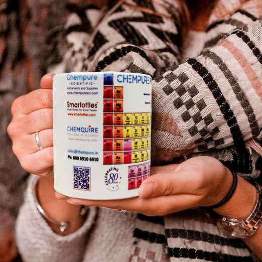 Ceramic Periodic Table Coffee Mug (Multicolour)