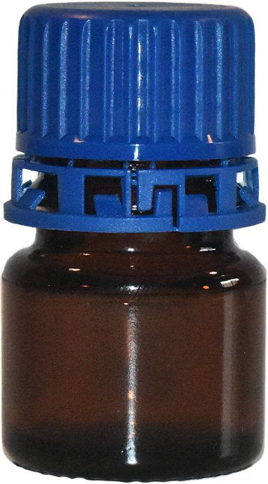 10ml Amber Wide Mouth Chemical Storage / Shipment Bottles with Tamper Evident 27mm Caps, Leak Proof, Smartottles®