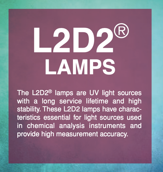 Deuterium L2D2 lamp