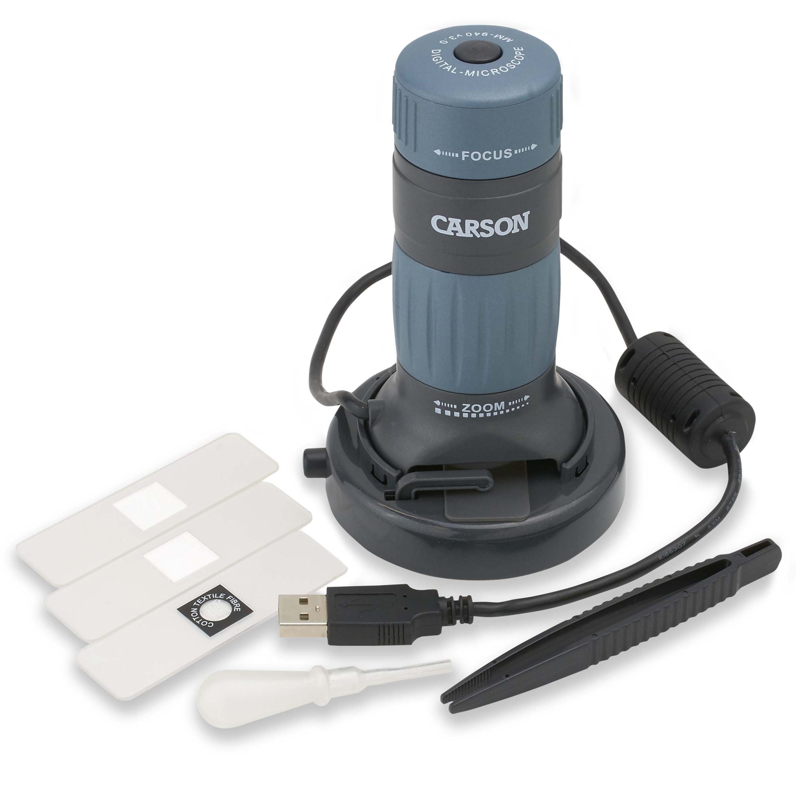 CARSON zPix™ 300 86x-457x USB Digital Microscope with Video Capturing MM-940