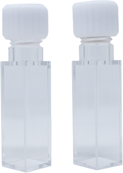 Quartz Rectangular Anaerobic Fluorimeter & UV transmission Cells with Screw Cap