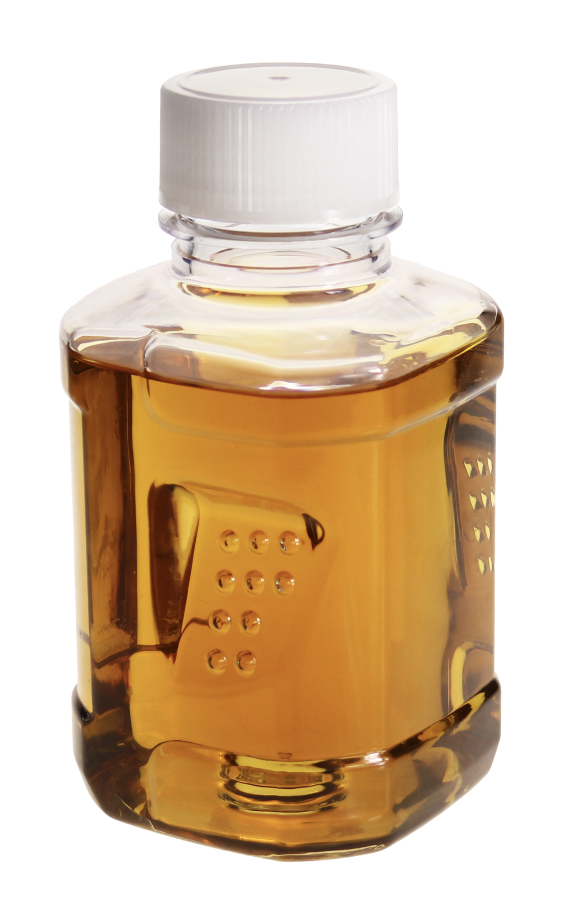 Media Bottles, Square, Sterile, PET or PETG, RNase & DNase free