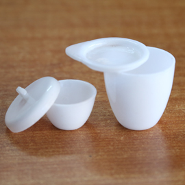 Silica Crucibles & Lids (Tall Form)