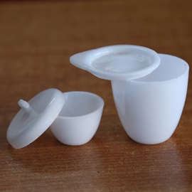 Silica Crucibles & Lids (Tall Form)