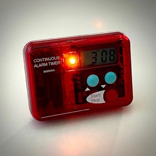 9999 Minutes Continuous Alarm Timer – Dual Visual and Audible Warning
