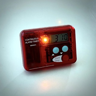 9999 Minutes Continuous Alarm Timer – Dual Visual and Audible Warning