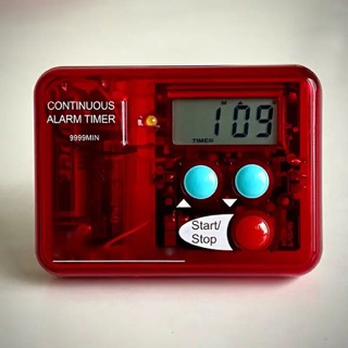 9999 Minutes Continuous Alarm Timer – Dual Visual and Audible Warning