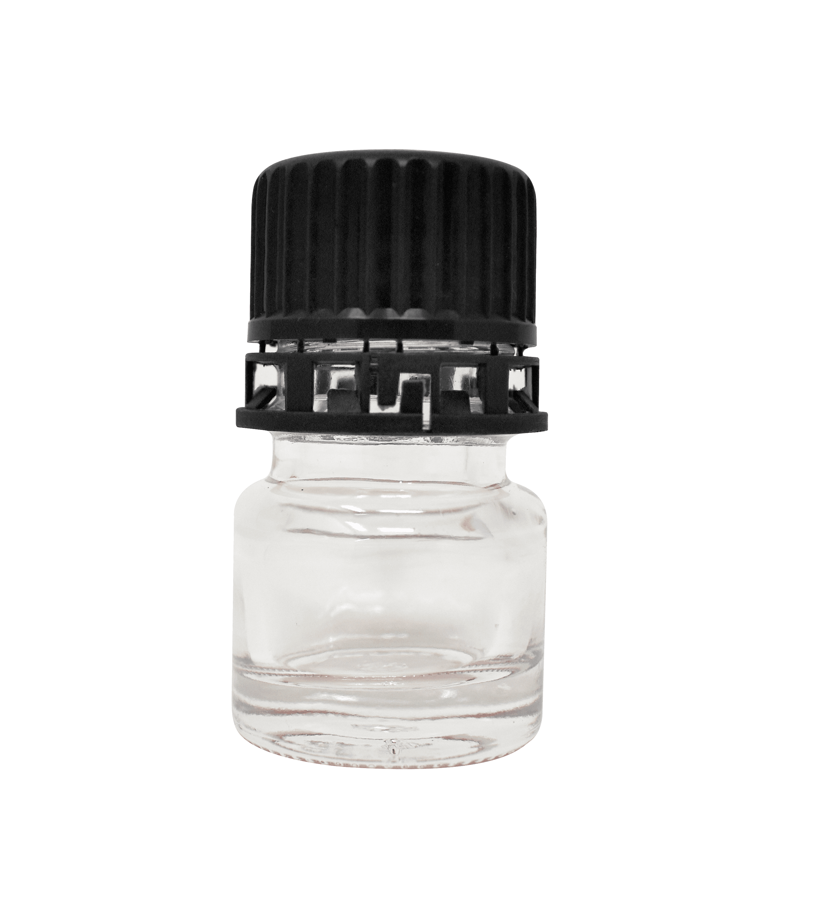 10ml Clear Wide Mouth Chemical Storage / Shipment Bottles with Tamper Evident 27mm Caps, Leak Proof, Smartottles®