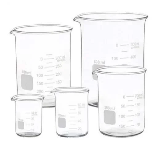 Measuring Beaker with Pouring Spout, Precision-Grade Low-Form