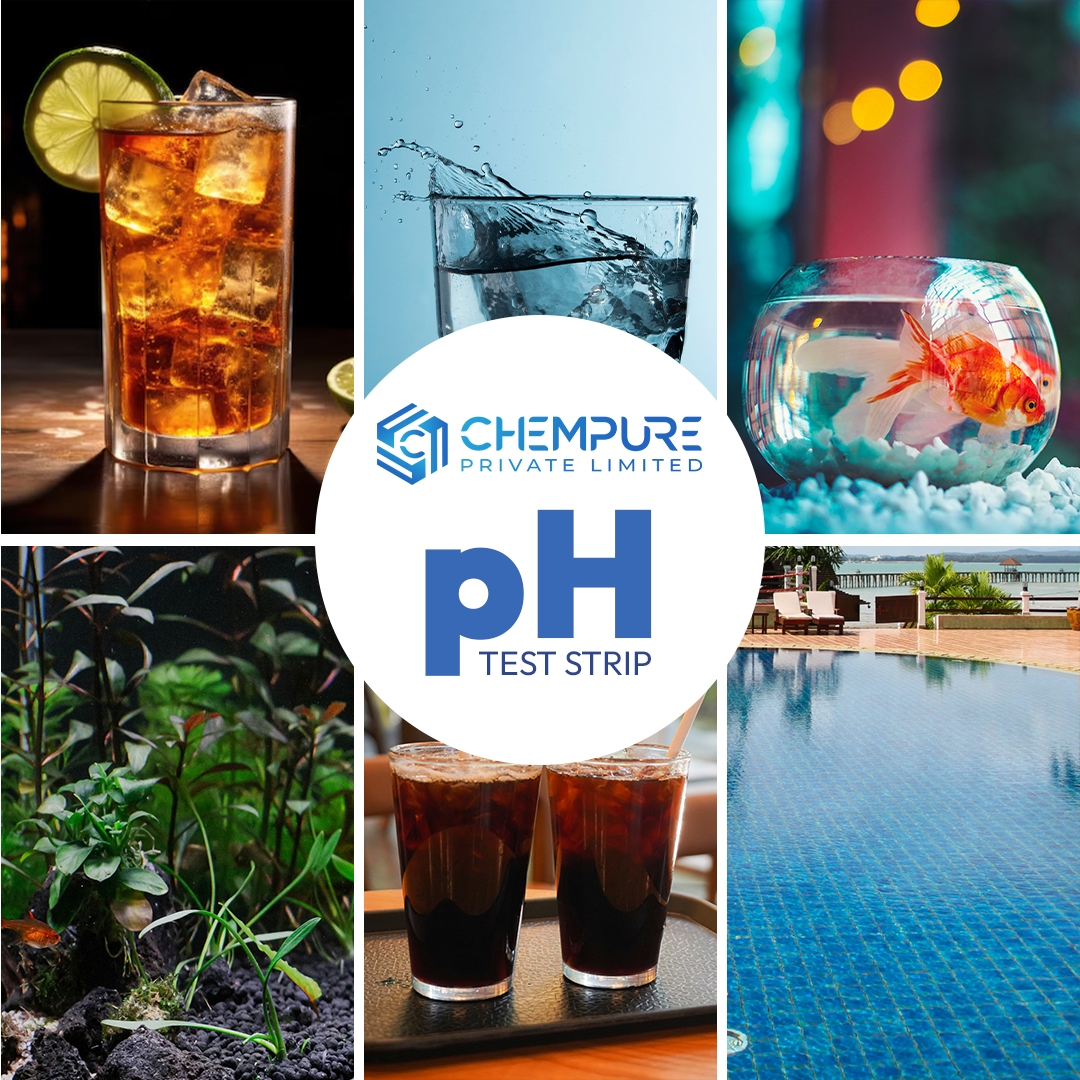Chempure Universal Indicator pH Test Strips (0–14 Range) – Ultra Sensitive & Fast Results – 100 Strips